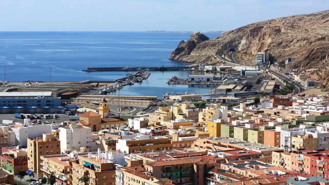 Vista del hotel en Almería, España